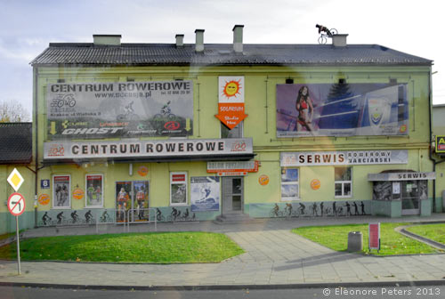 Fahrradreparaturwerkstatt in Krakau