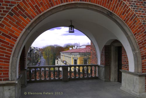 Torbogen auf dem Schlossgelände Wawel