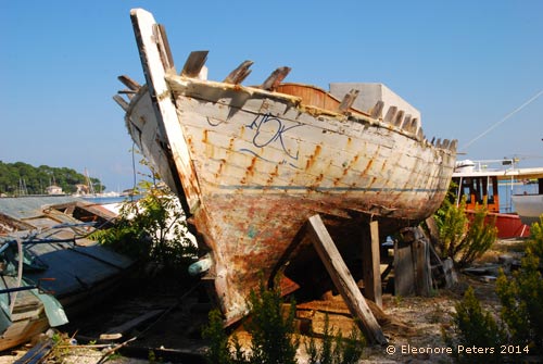 ausrangiertes Boot