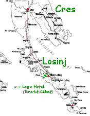 Karte Losinj