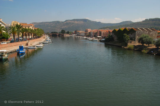Fluss Temo in Bosa