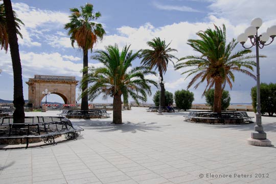 Cagliari prächtiger Platz