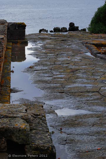 Weg an der antiken Therme