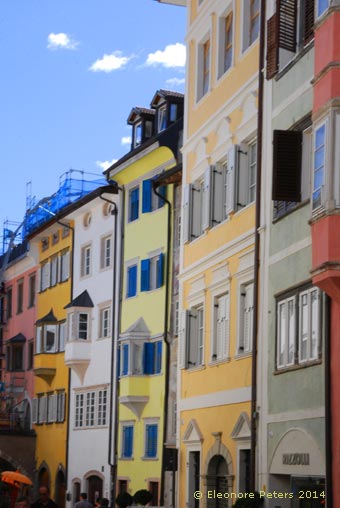 Häuserfassaden Bozen