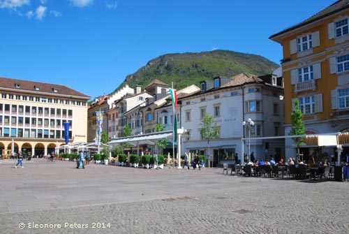 Platz im Zentrum von Bozen