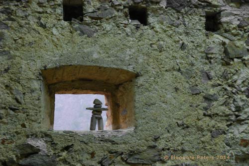 Schlossturm mit Ausstellungsstücken