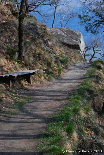 Meraner Höhenweg abwärts nach Naturns
